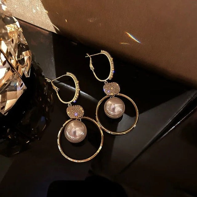 Κρεμαστό σκουλαρίκι με μαργαριτάρι