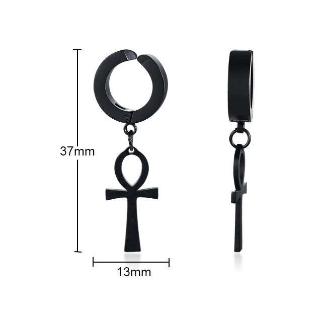 Σκουλαρίκια Ankh 