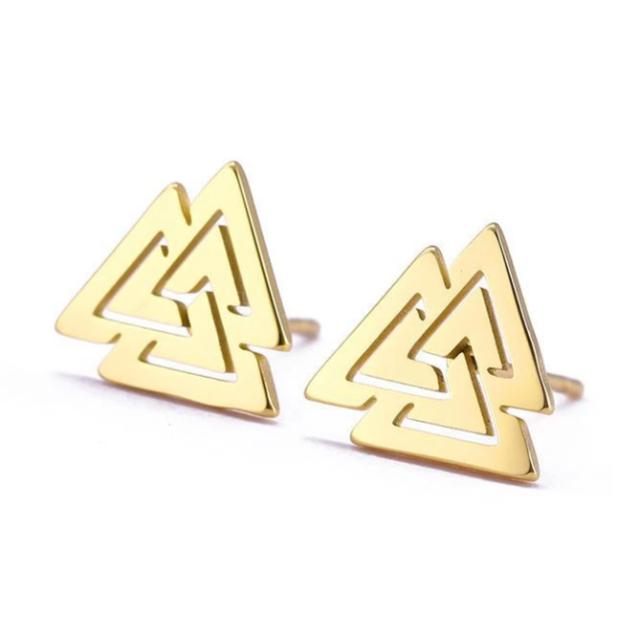 Χρυσά Σκουλαρίκια Βίκινγκ για Άντρες