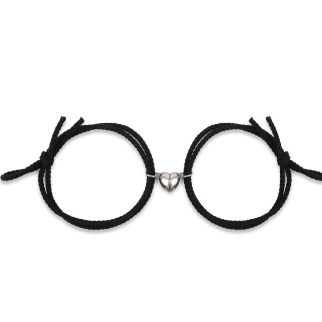 Βραχιόλι Μαγνήτης Ζευγάρι μαύρο και μαύρο