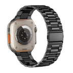 Βραχιόλι Apple Watch από ανοξείδωτο ατσάλι μαύρο