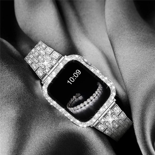 Βραχιόλι Apple Watch με κάσα Διαμάντια