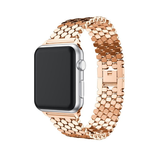 Λουράκι Apple Watch πολυτελείας ροζ χρυσό