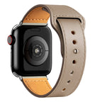 Βραχιόλι Apple Watch από σπασμένο λευκό δέρμα