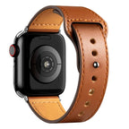 Βραχιόλι Apple Watch από καφέ δέρμα