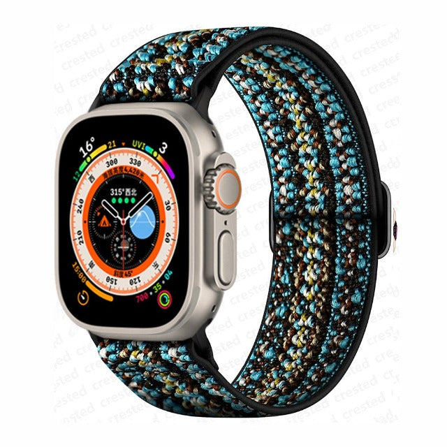 Βραχιόλι Apple Watch από υφαντό νάιλον σε τιρκουάζ
