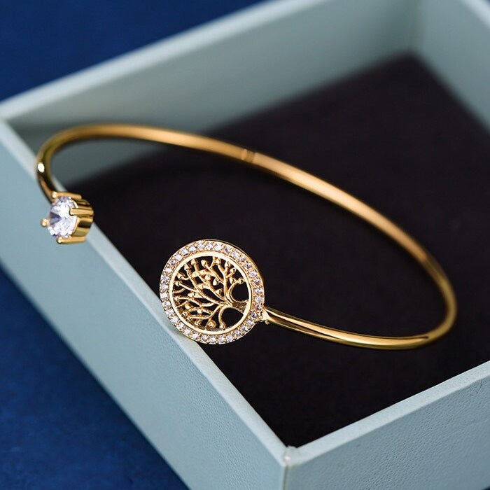 Βραχιόλι Δέντρο της Ζωής Χρυσό - Ασήμι - Χαλκός χρυσός