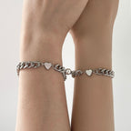 Βραχιόλι Κοινό Ζευγάρι με καρδιά