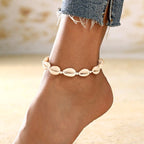 Βραχιολάκι αστραγάλου για γυναίκες με κοχύλι