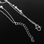 Ασημένιο Βραχιόλι Ποδιού για Γυναίκες 