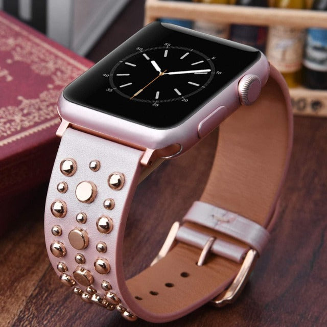Βραχιόλι από Δέρμα με Ξεβιδώματα για Apple Watch
