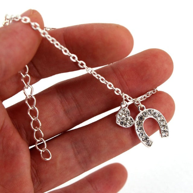 Βραχιόλι Σιδερένιο Πετάλι Gourmette Πέταλο Φυλαχτό ασήμι