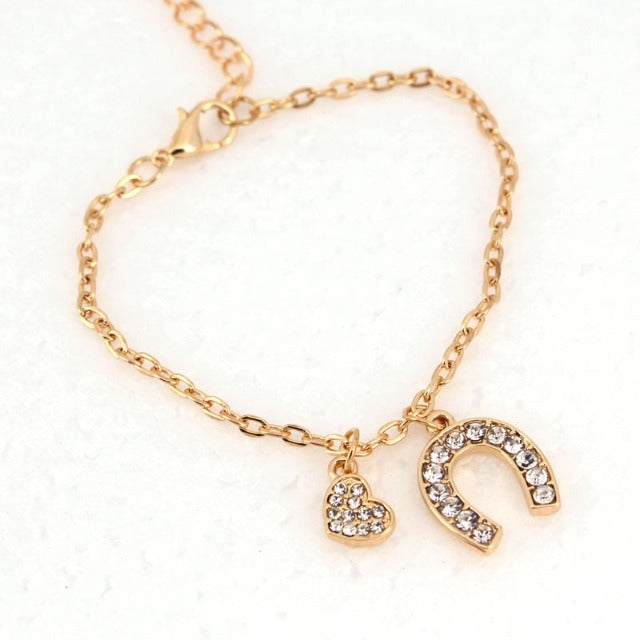 Βραχιόλι Σιδερένιο Πετάλι Gourmette Πέταλο Φυλαχτό χρυσό