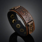 Βραχιόλι Σκανδιναβικό Δερμάτινο Ανδρικό