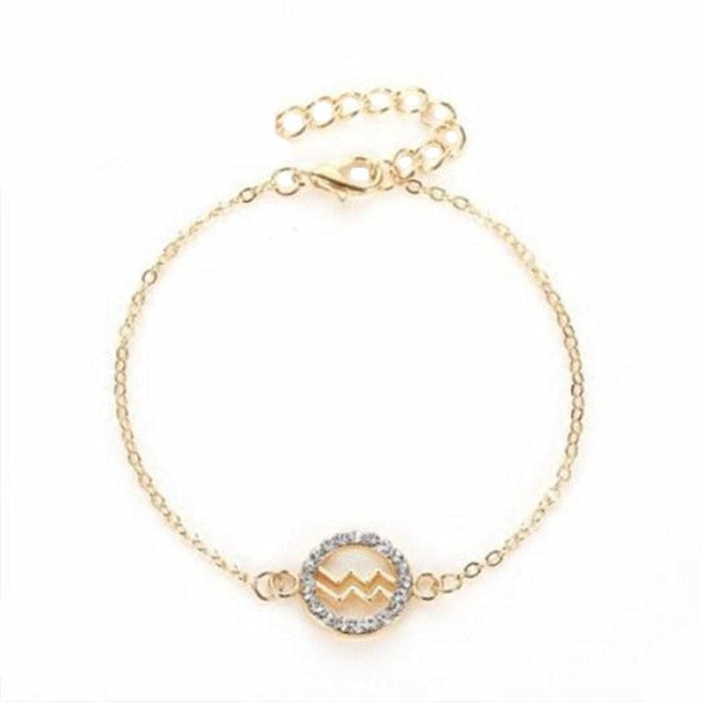 Βραχιόλι Ζώδιο 12 Αστερισμοί Άνδρας Γυναίκα Αστρολογία 