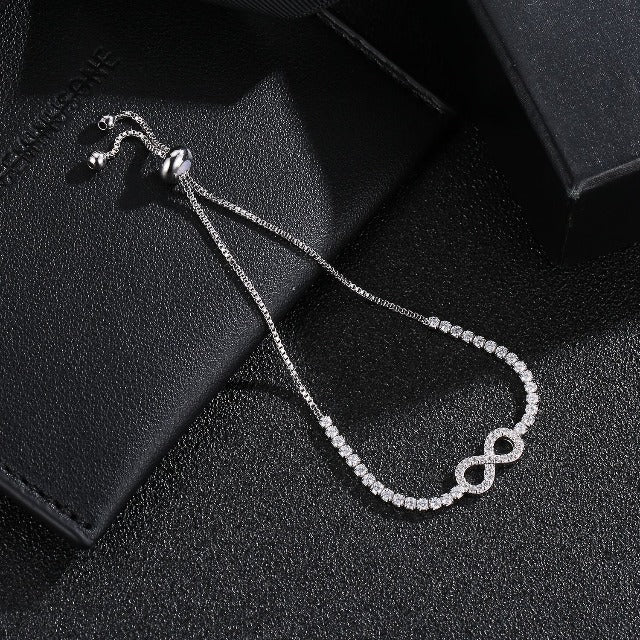 Βραχιόλι Σύμβολο Απειροσύνης Ασήμι