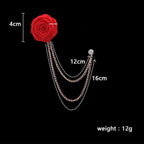 Καρφίτσα Κοστούμι Ρόδο Λουλούδι 