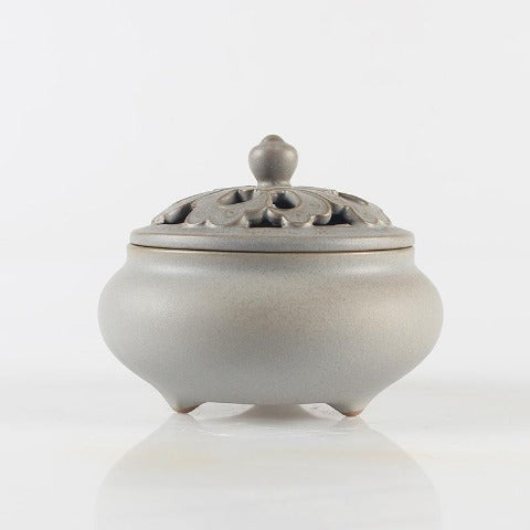 Καυστήρας Λιβανιού από Τούβλο Κεραμικό λευκό