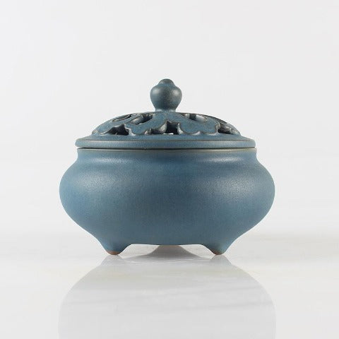 Καυστήρας Λιβανιού από Τούβλο Κεραμικό μπλε