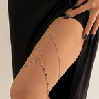 Αλυσίδα Μηρού με Χρυσά & Ασημένια Αστέρια ασήμι