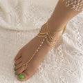Αλυσίδα Ποδιού από Χρυσό για Γυναίκες