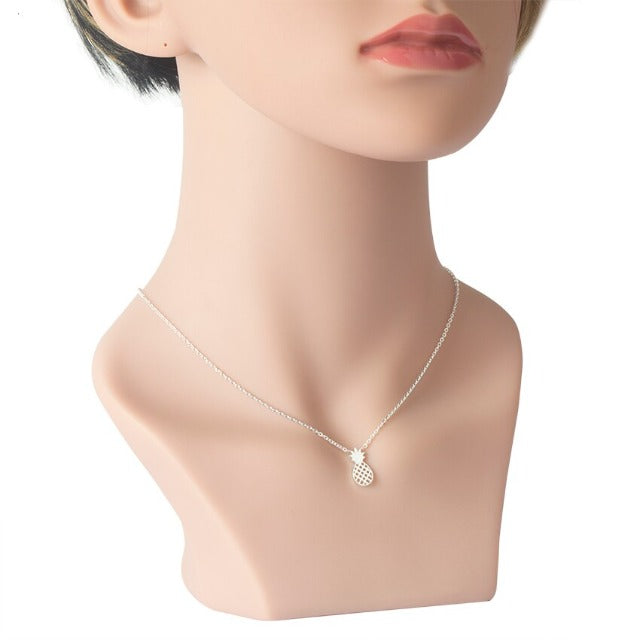 Κολιέ Ανανάς Χρυσό & Ασήμι για Γυναίκα 