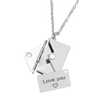 Κολιέ με μενταγιόν φάκελο