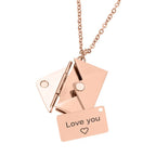 Κολιέ με μενταγιόν φάκελο