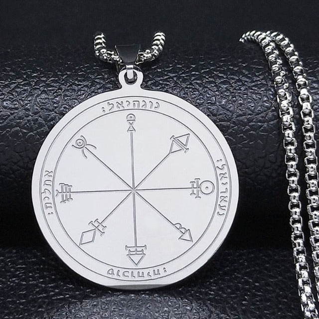 Κολιέ με φυλαχτό προστασίας ασήμι & χρυσό ασήμι