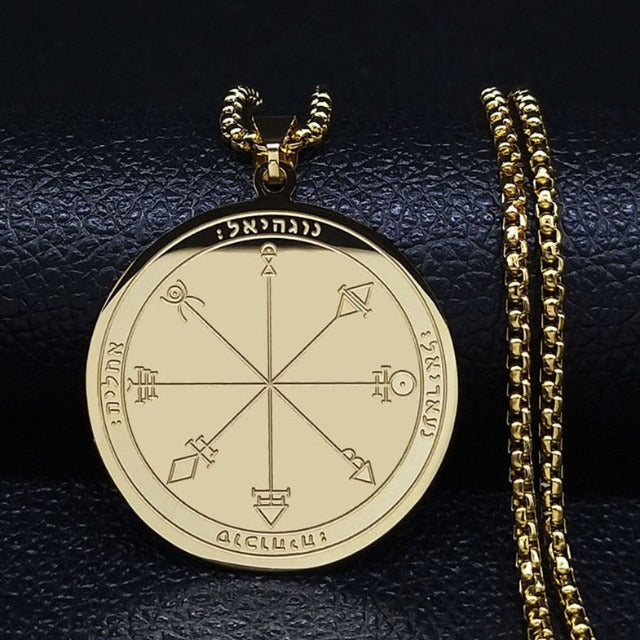 Κολιέ με φυλαχτό προστασίας ασήμι & χρυσό χρυσό