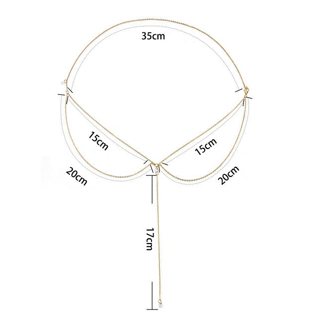 Collier de Dos Bohème pour Femme