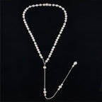 Κολιέ Πλάτης Γάμου με Μαργαριτάρια για Γυναίκα