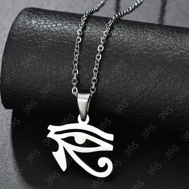 Κολιέ Αίγυπτος Μάτι Ουτζάτ Ώρου ασήμι