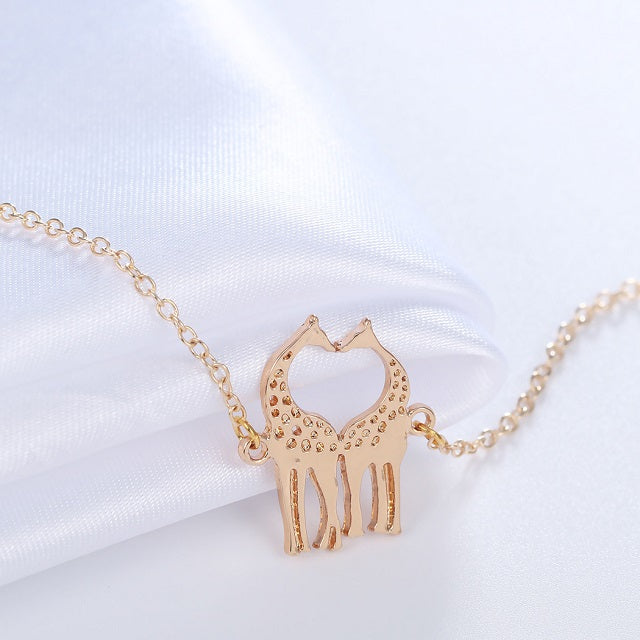 Collier Girafe or