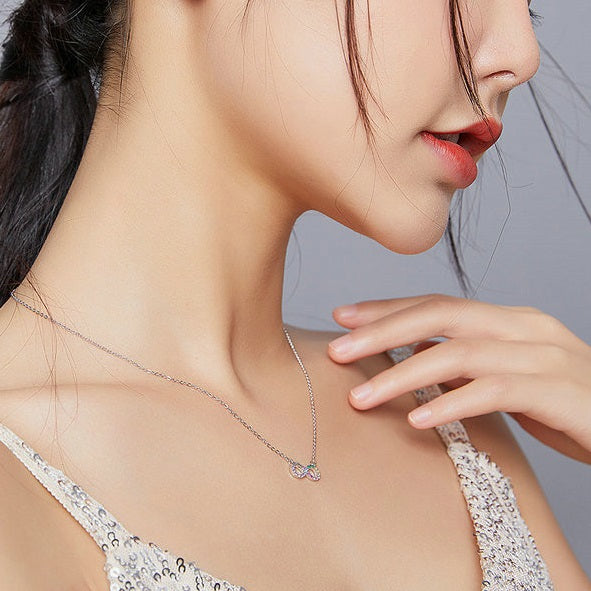 κολιέ άπειρο ασήμι 