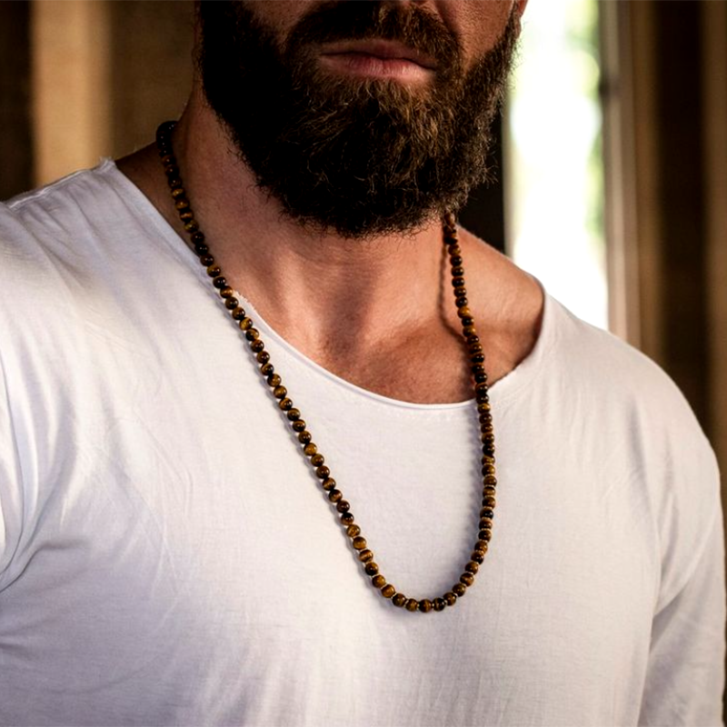 Κολιέ Μάτι Τίγρη για Άντρες