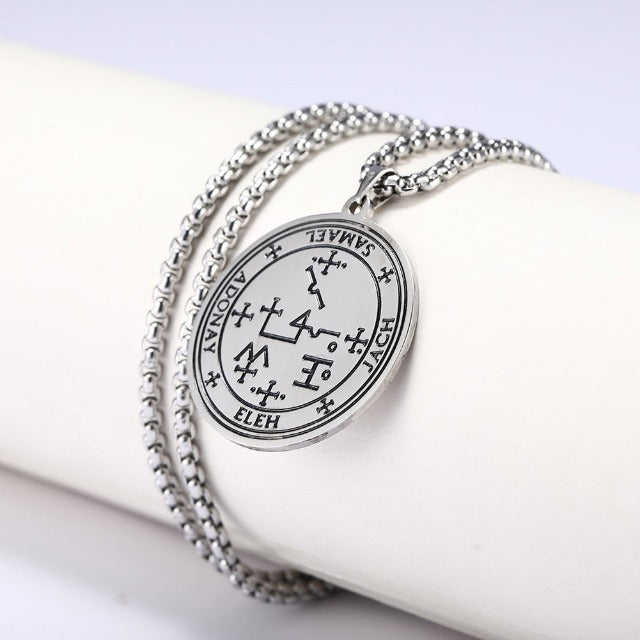 Κολιέ με μενταγιόν Αρχάγγελος ασήμι