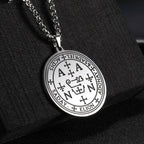 Κολιέ με μενταγιόν Αρχάγγελος ασήμι