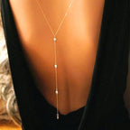 Κολιέ με Κρεμαστό για τη Πλάτη για Γυναίκες