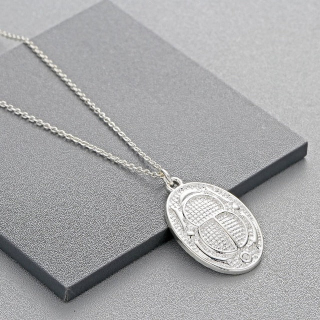 Κολιέ Αιγυπτιακό Σκαραβαίο ασήμι