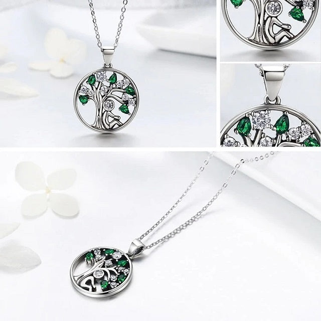 Κρεμαστό Δέντρο της Ζωής Ασήμι