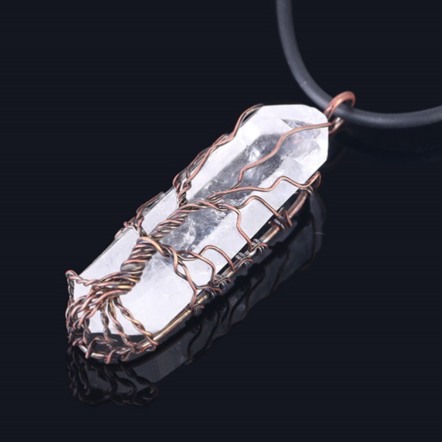 Μενταγιόν Δέντρο της Ζωής Πέτρα μενταγιόν και κολιέ