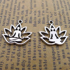 Ασημένιο μενταγιόν Βούδας