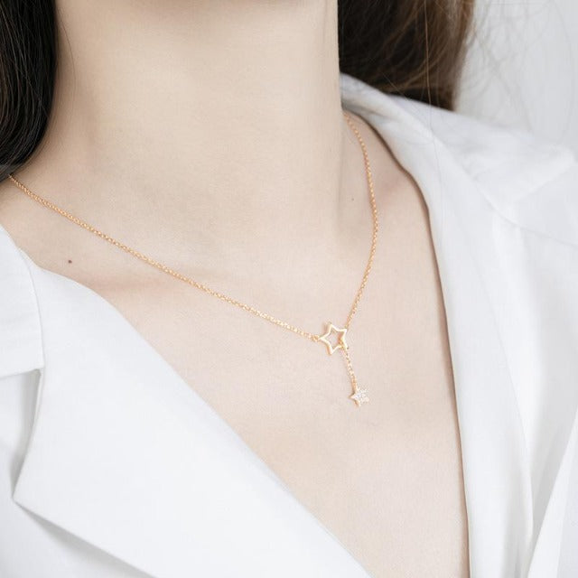 Κρεμαστό Αστέρι Χρυσό